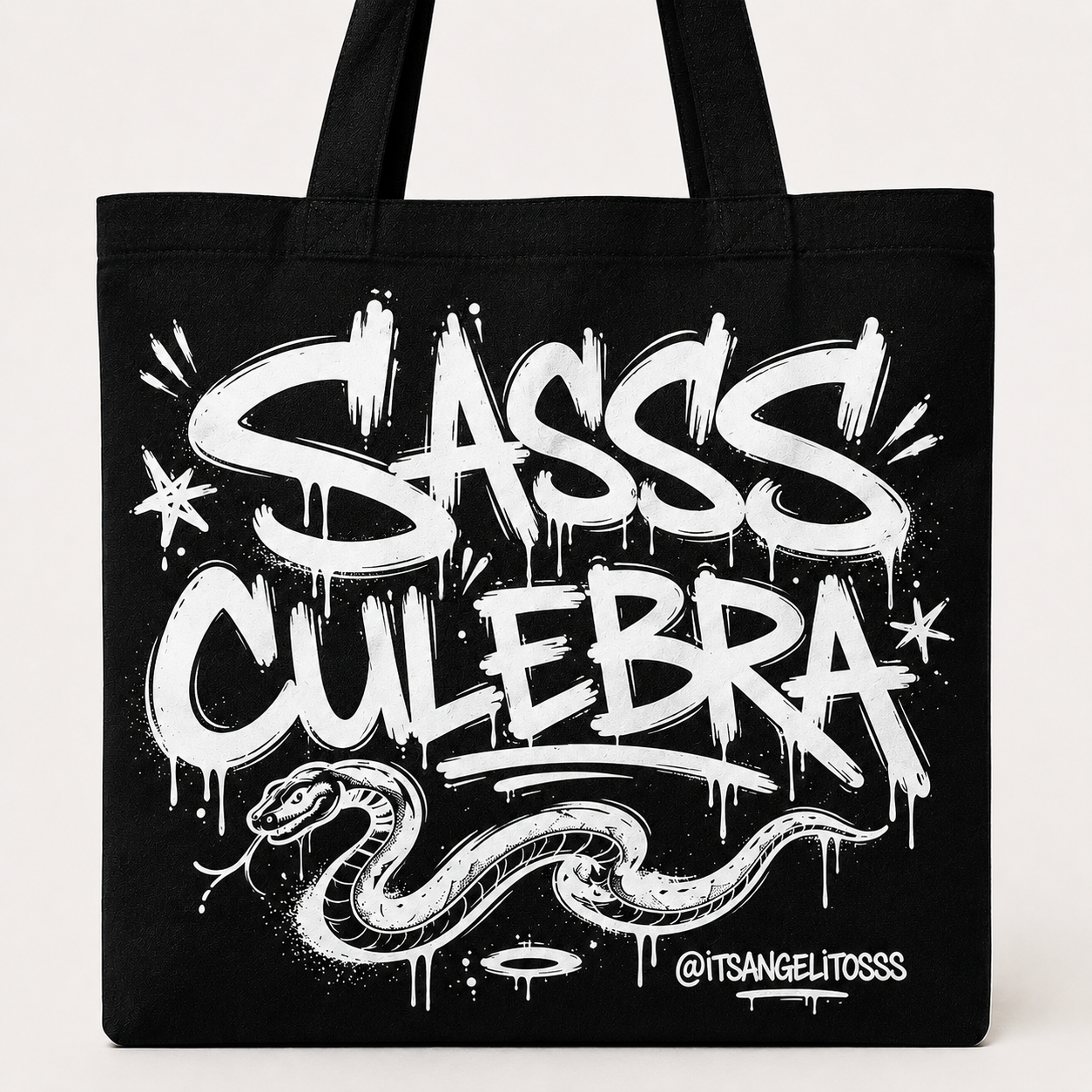 Sasss tote bag